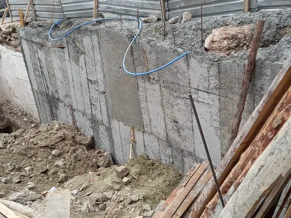 Bahçelievler-2 yapım aşaması: kazı çalışması