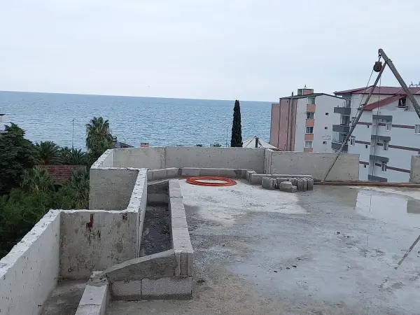 Samsun yapım aşaması: çatı döşemesi