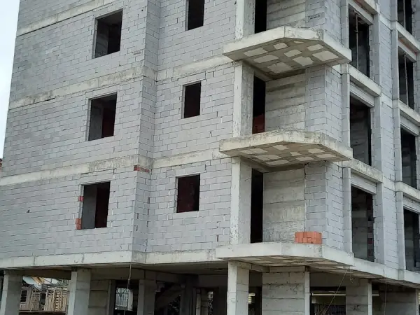 Samsun yapım aşaması: kaba inşaatı tamamlanan yapı