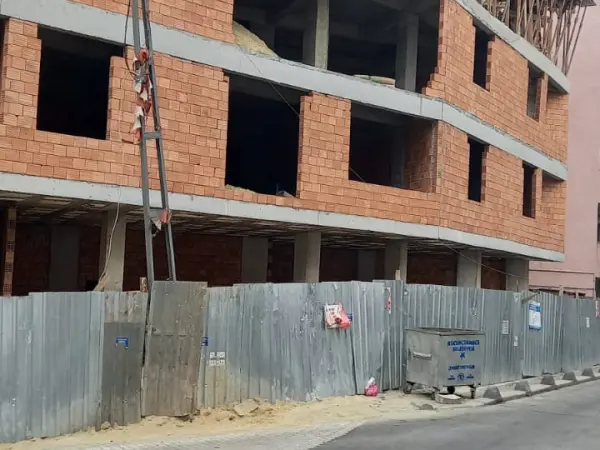 Sefaköy yapım aşaması: kaba inşaat cephesi