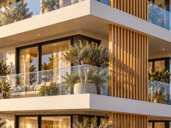 Payitaht Körfez Evleri: ahşap çıtalı gölgelik ve balkon detayı